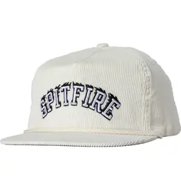 SPITFIRE Team Bighead Script Snapback Cord Hat - White