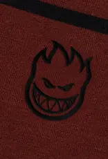 SPITFIRE Embroidered Bighead Striped Knit Tee - Burgundy