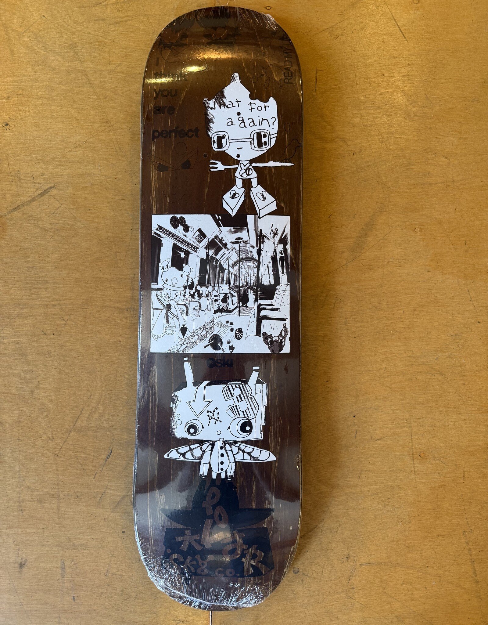 POLAR Oski Think You Perfect Pro Deck Brown - 8.25