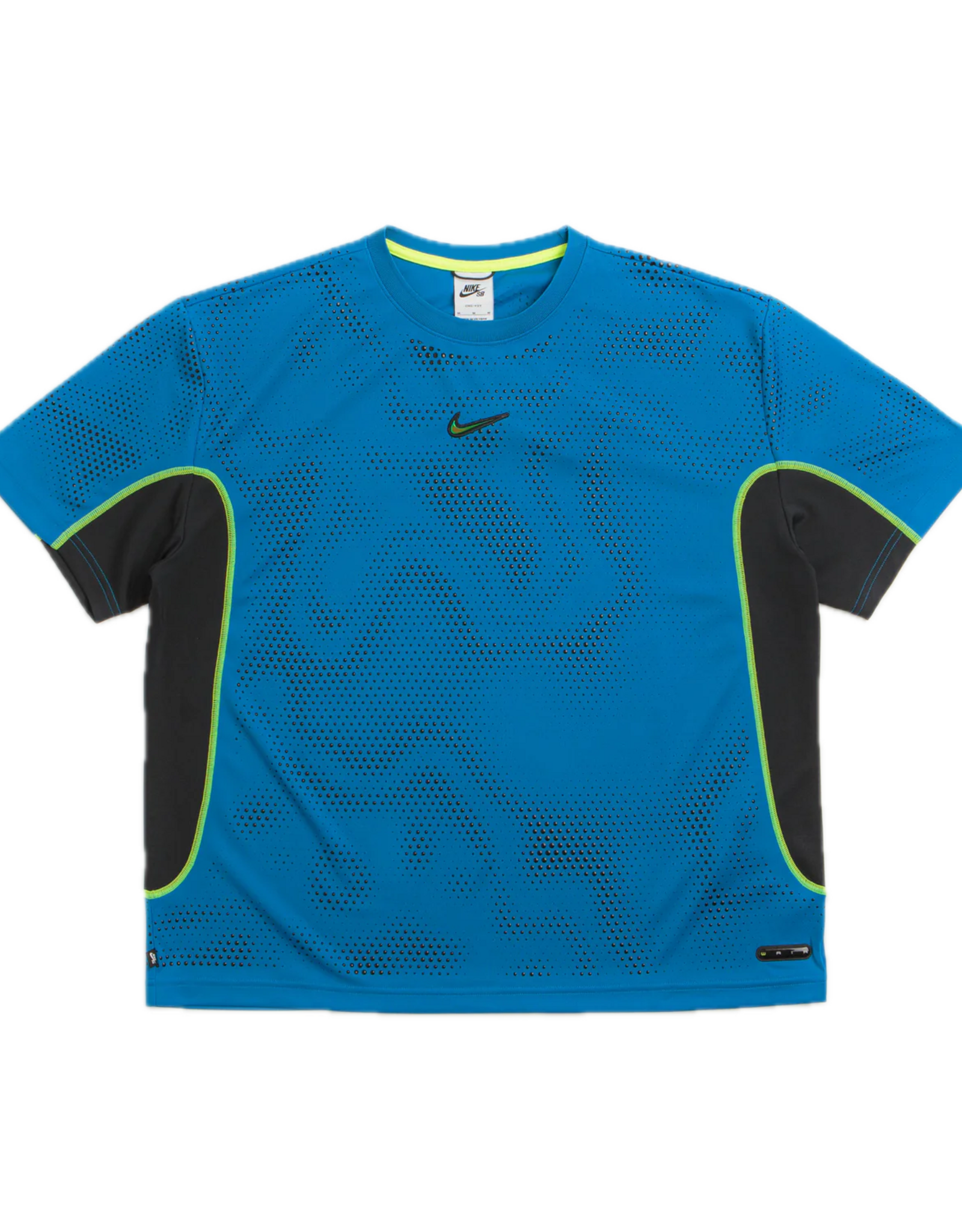 NIKE SB Ishod Short-Sleeve Jersey Top - Brilliant Blue / Black