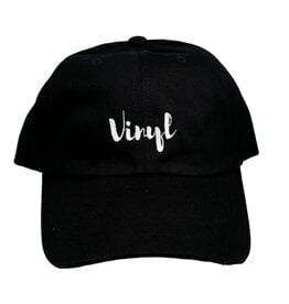 VINYL SKATEBOARDS Script Dad Hat - Black