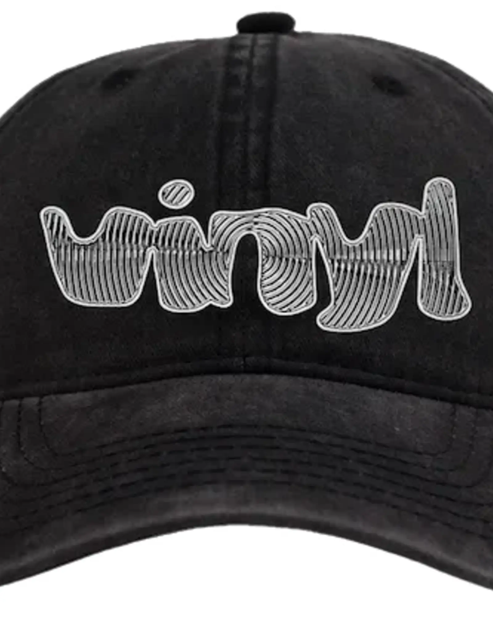VINYL SKATEBOARDS Spiral Logo Dad Hat - Black