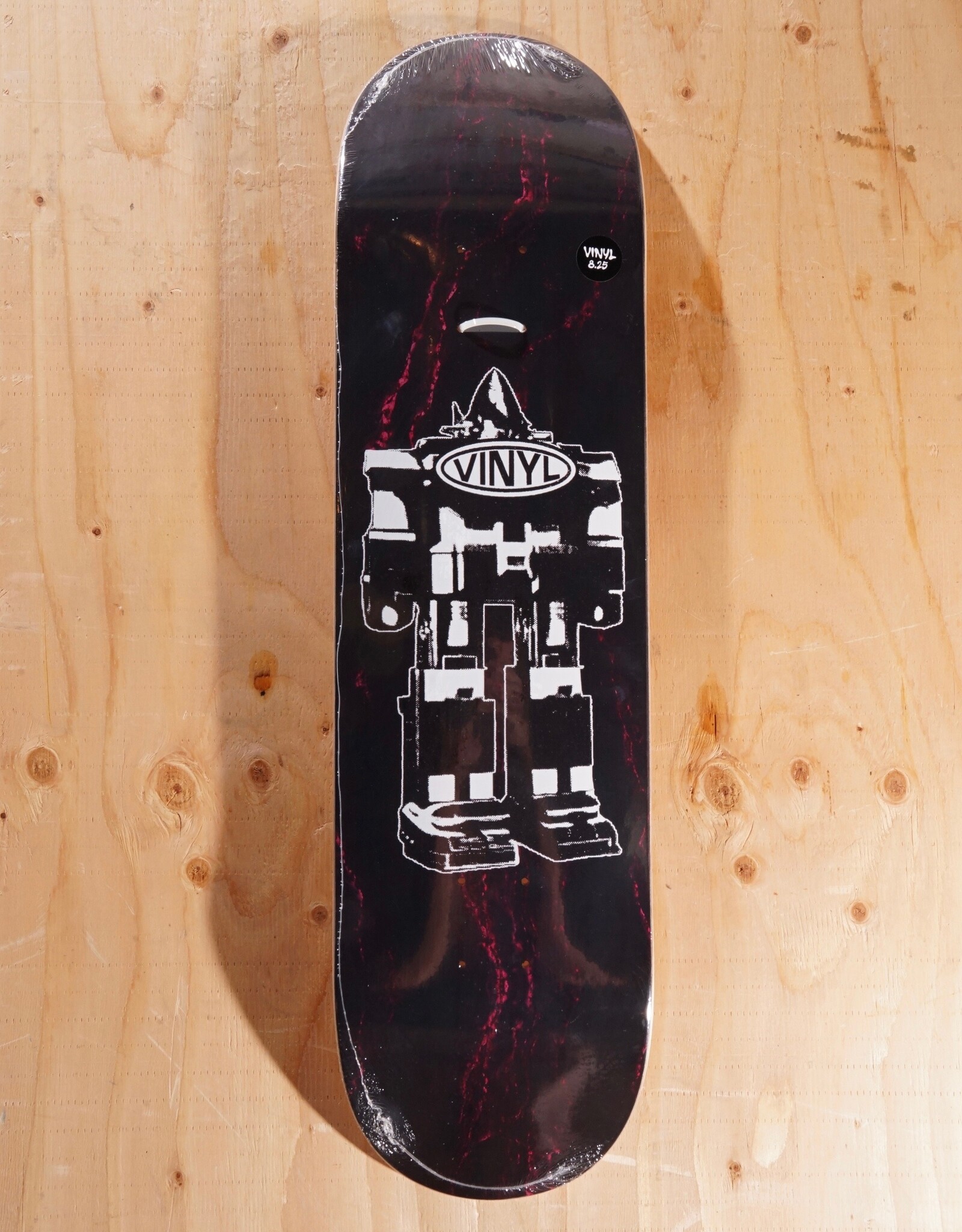 VINYL SKATEBOARDS Spiral Robot Marble Deck - 8.25