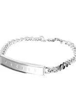 HUF Mini ID Bracelet - Silver