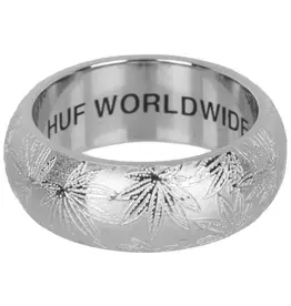 HUF Plantlife Band Ring - Silver