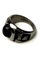 HUF Onyx Signet Ring - Silver