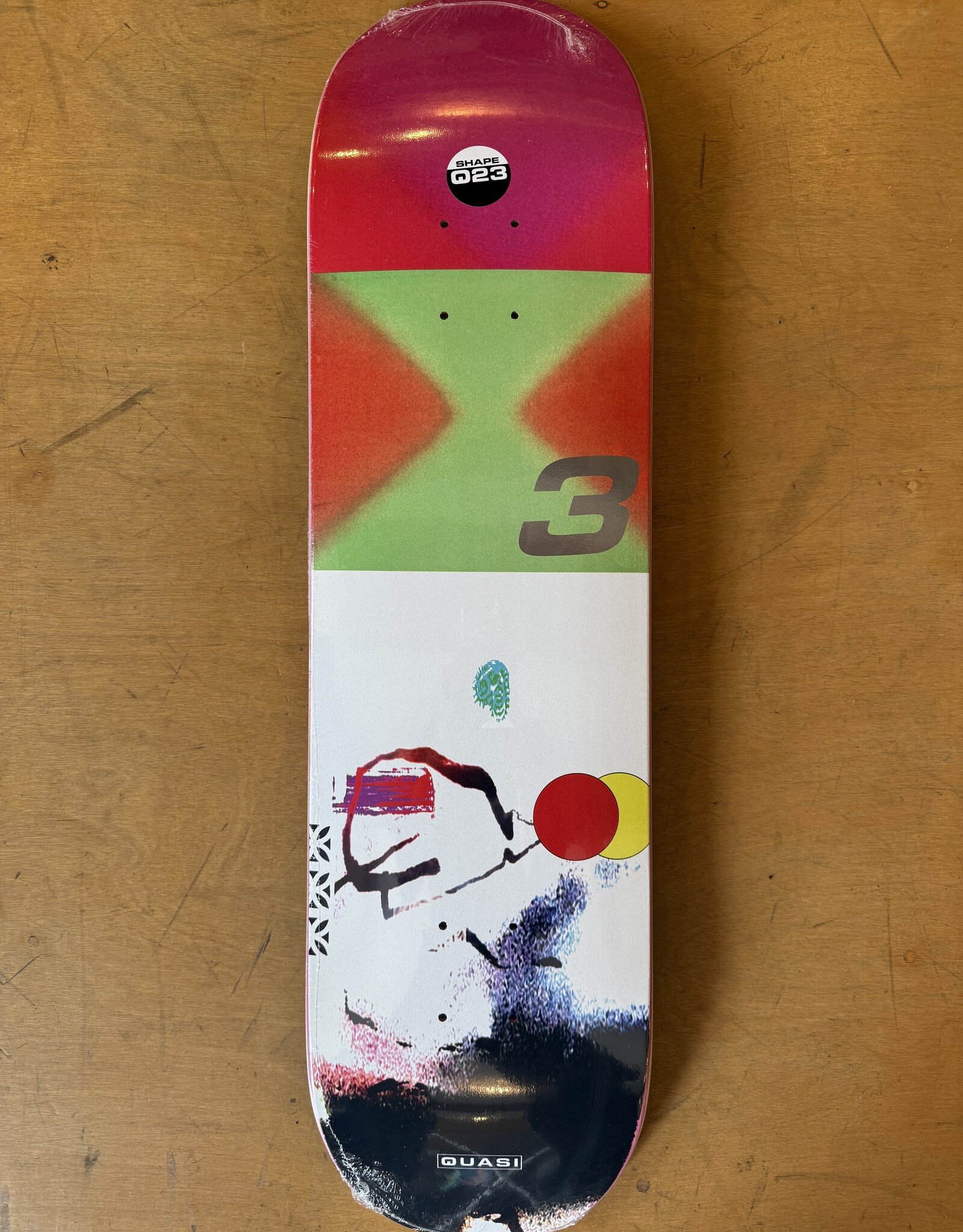 QUASI SKATEBOARDS Race Track Deck - 8.12