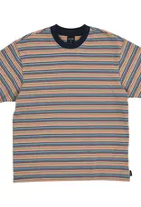 QUASI SKATEBOARDS Bert Striped Tee - Navy