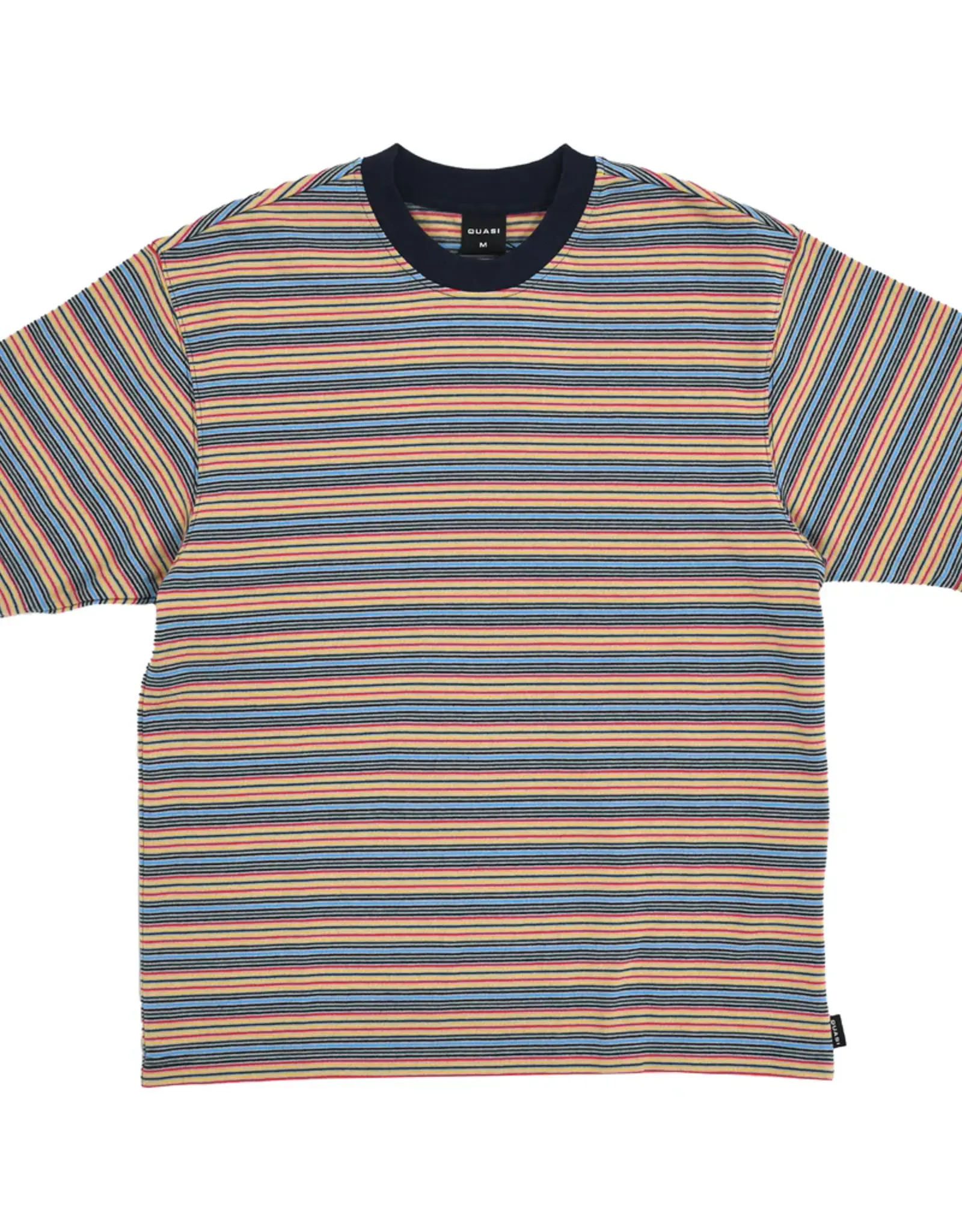 QUASI SKATEBOARDS Bert Striped Tee - Navy