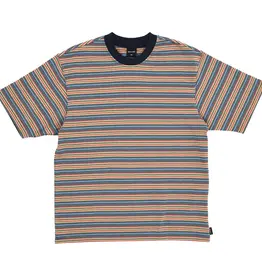 QUASI SKATEBOARDS Bert Striped Tee - Navy