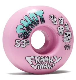 SNOT WHEEL CO. Franky Villani Skulls Pink 99A - 53mm