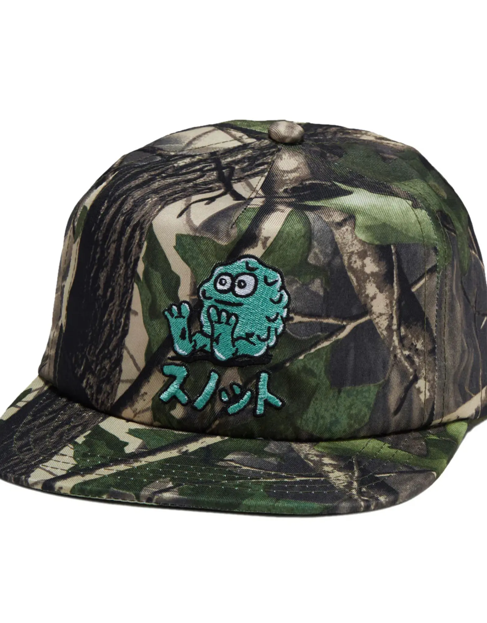 SNOT WHEEL CO. Japan Booger Logo Snapback Hat - Camo