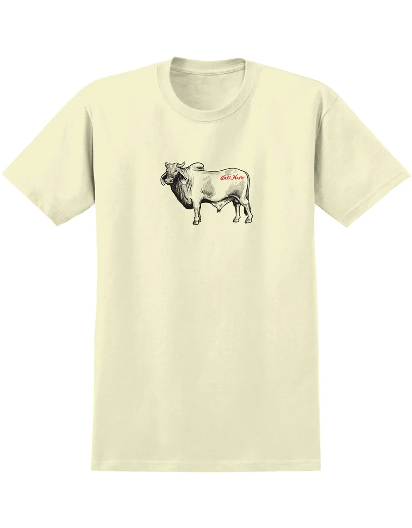 ANTI HERO Cow T-Shirt - Heather Cream