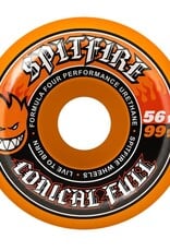 SPITFIRE F4 99 Orange Conical Full Wheel - 56mm