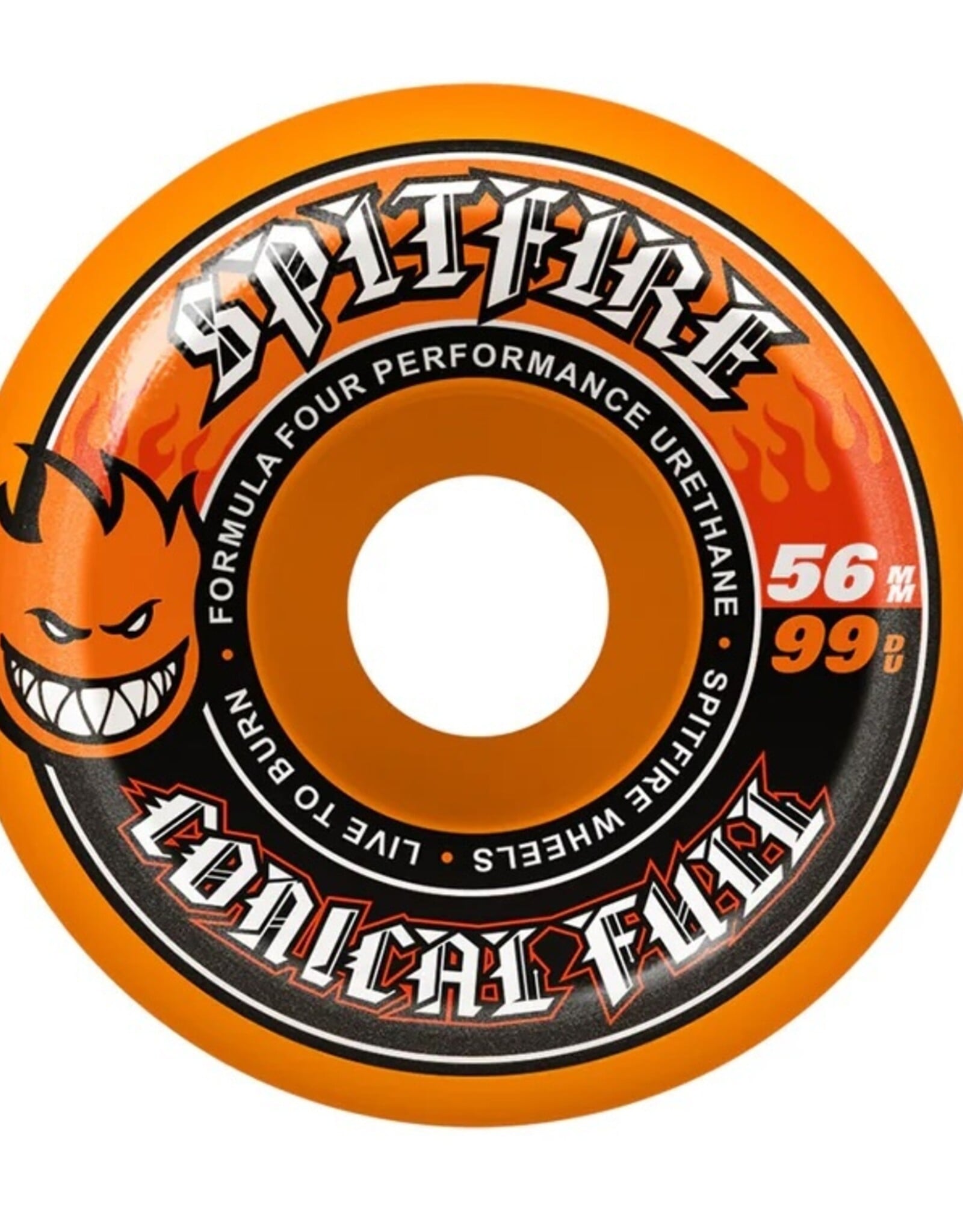 SPITFIRE F4 99 Orange Conical Full Wheel - 56mm