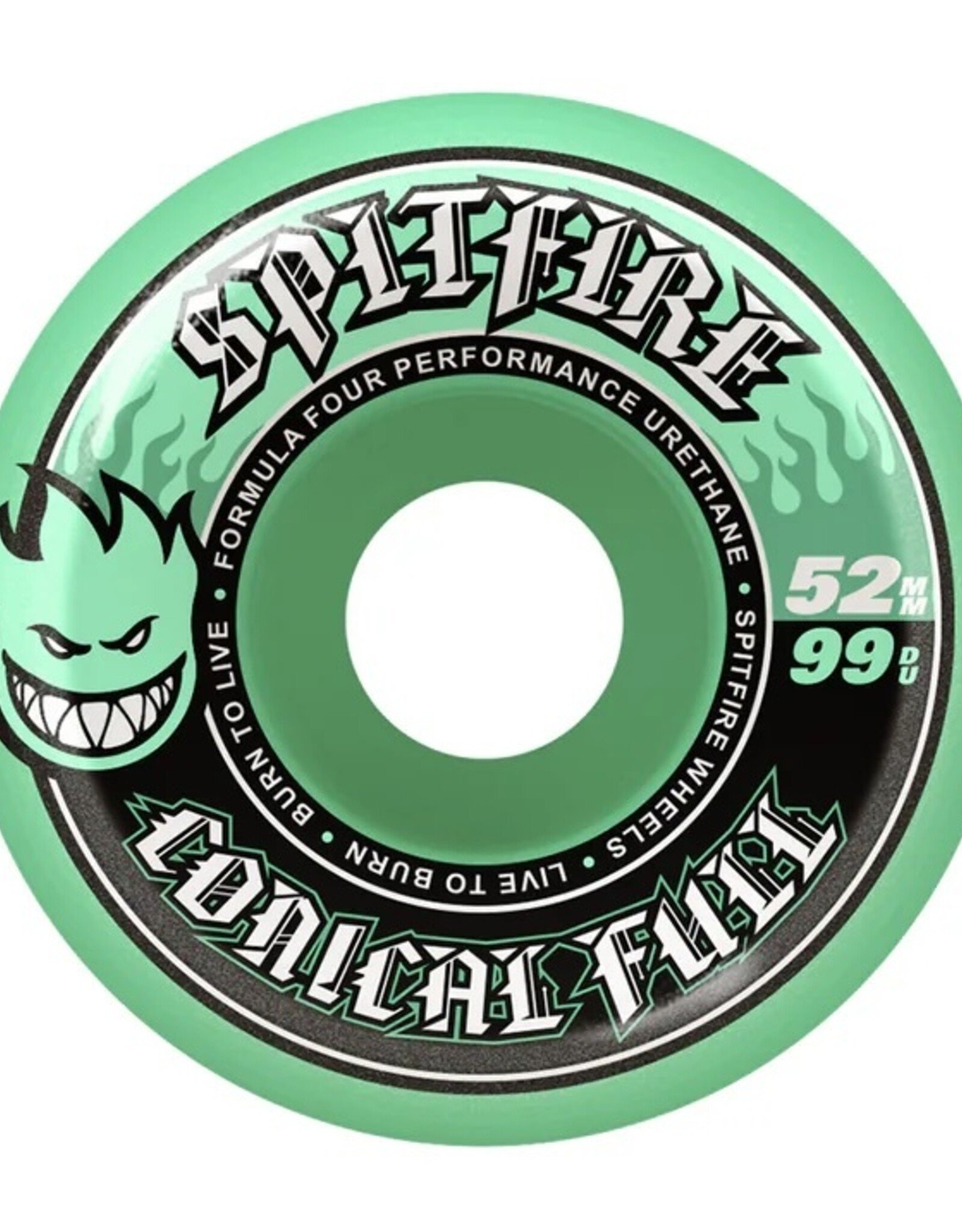 SPITFIRE F4 99 Teal Conical Full Wheel - 52mm
