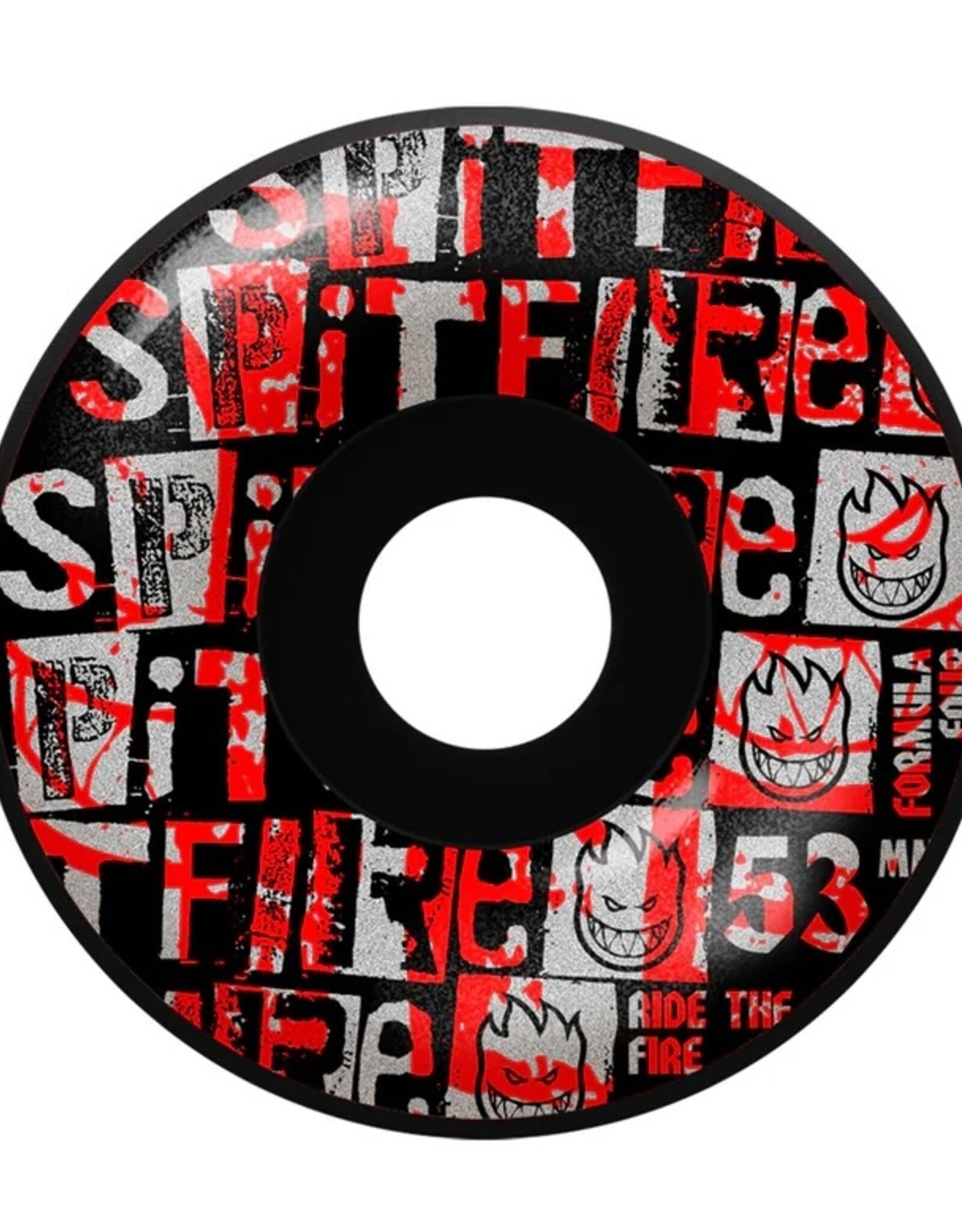 SPITFIRE F4 99 Ransom Black Radial Wheel - 53mm