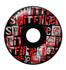 SPITFIRE F4 99 Ransom Black Radial Wheel - 53mm