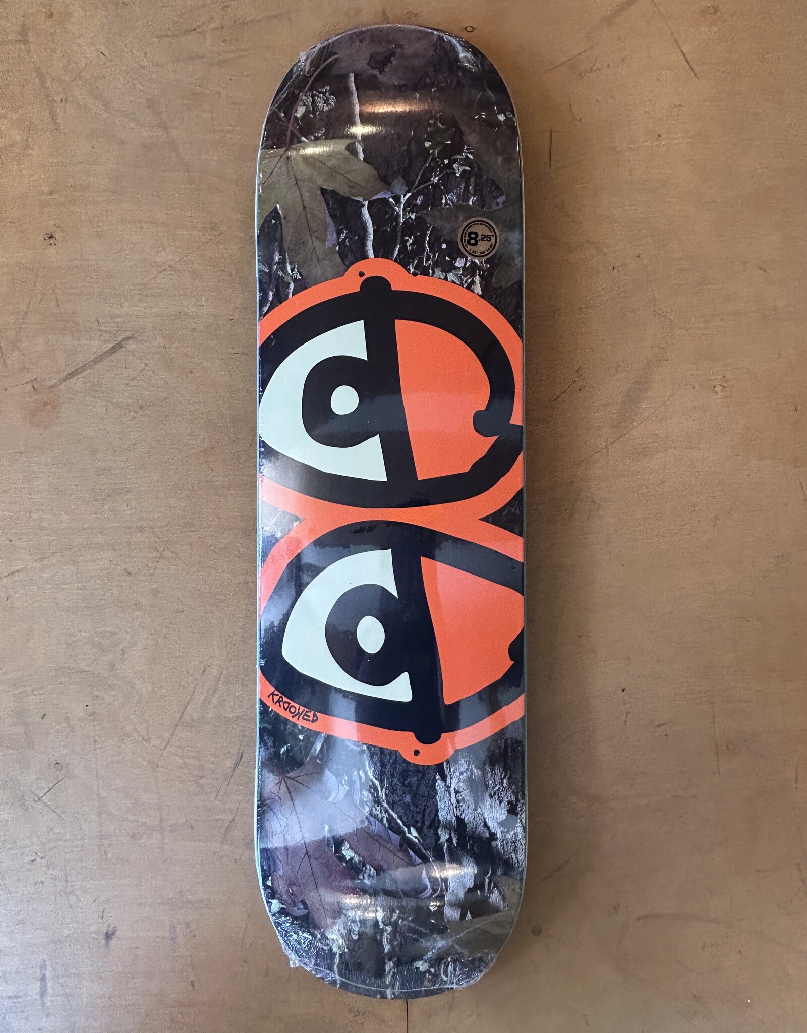 KROOKED Eyes Camo / Orange Team Deck - 8.25