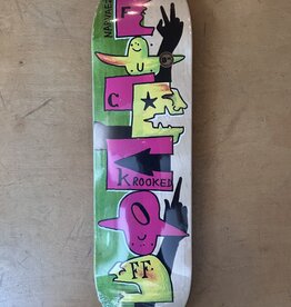 KROOKED Sam Narvaez F-Off Pro Deck - 8.38