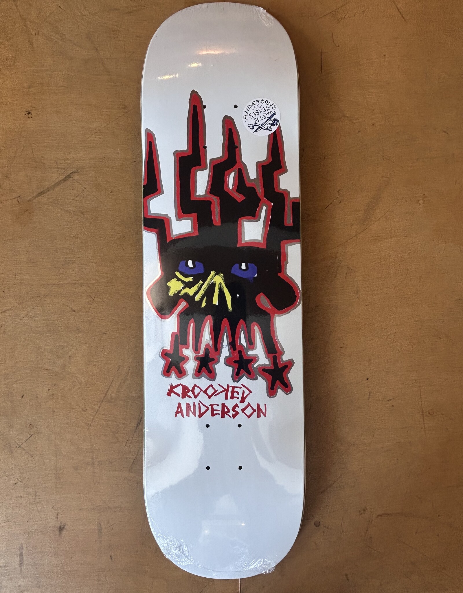 KROOKED Manderson Skull King Pro Deck - 8.38