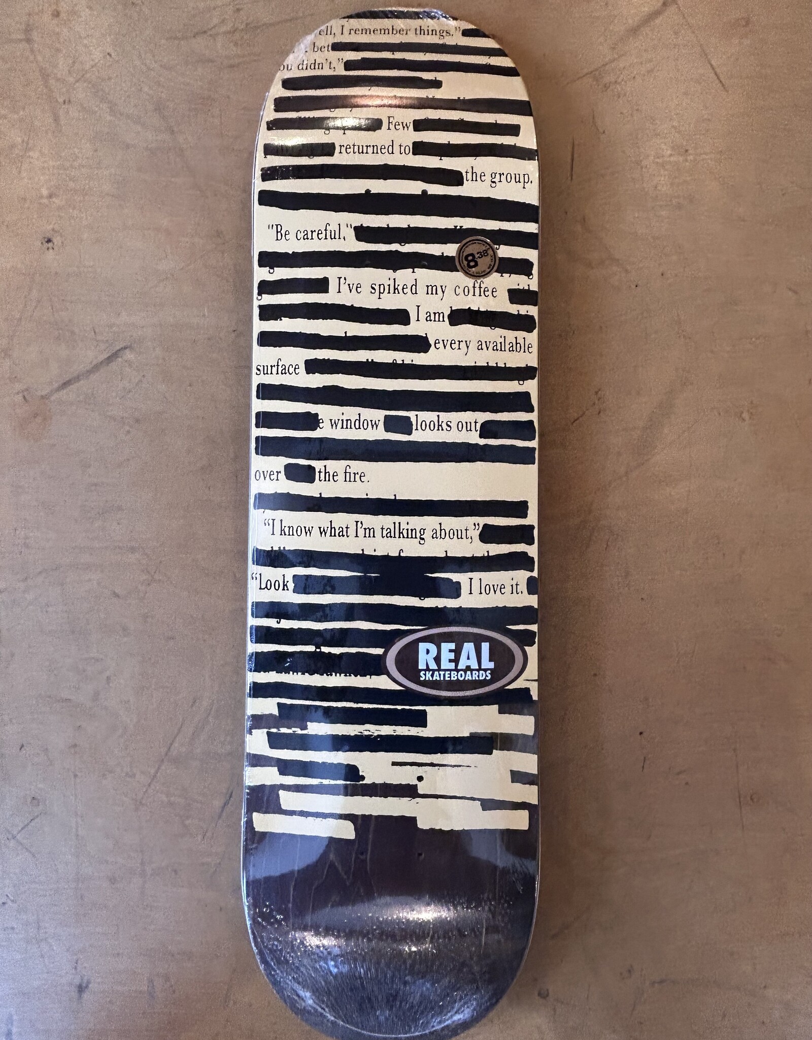 REAL SKATEBOARDS Non Fiction Team Deck - 8.38
