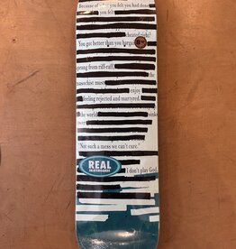REAL SKATEBOARDS Non Fiction Team Deck - 8.12