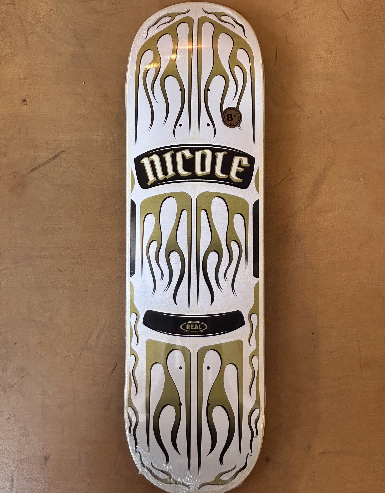REAL SKATEBOARDS Nicole Hause Embers Pro Deck - 8.5