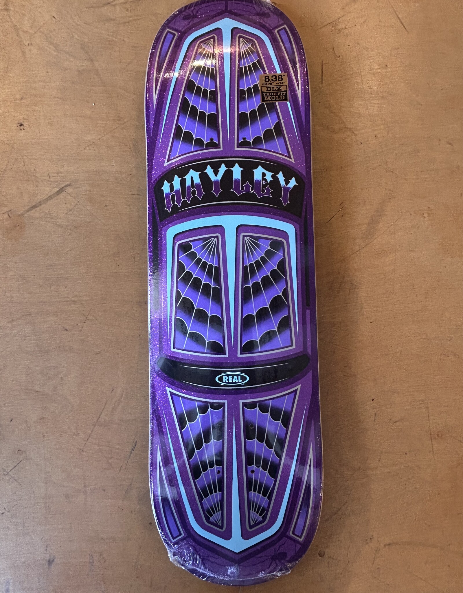 REAL SKATEBOARDS Hayley Wilson Threadlike True Fit Pro Deck - 8.38