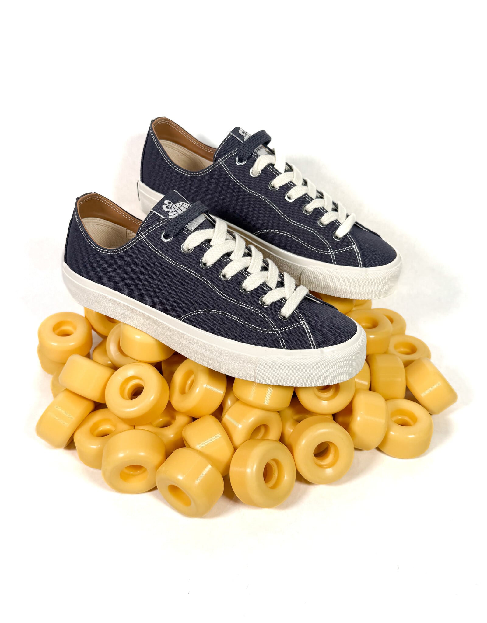 LAST RESORT AB VM003 Low Canvas - Ebony / White