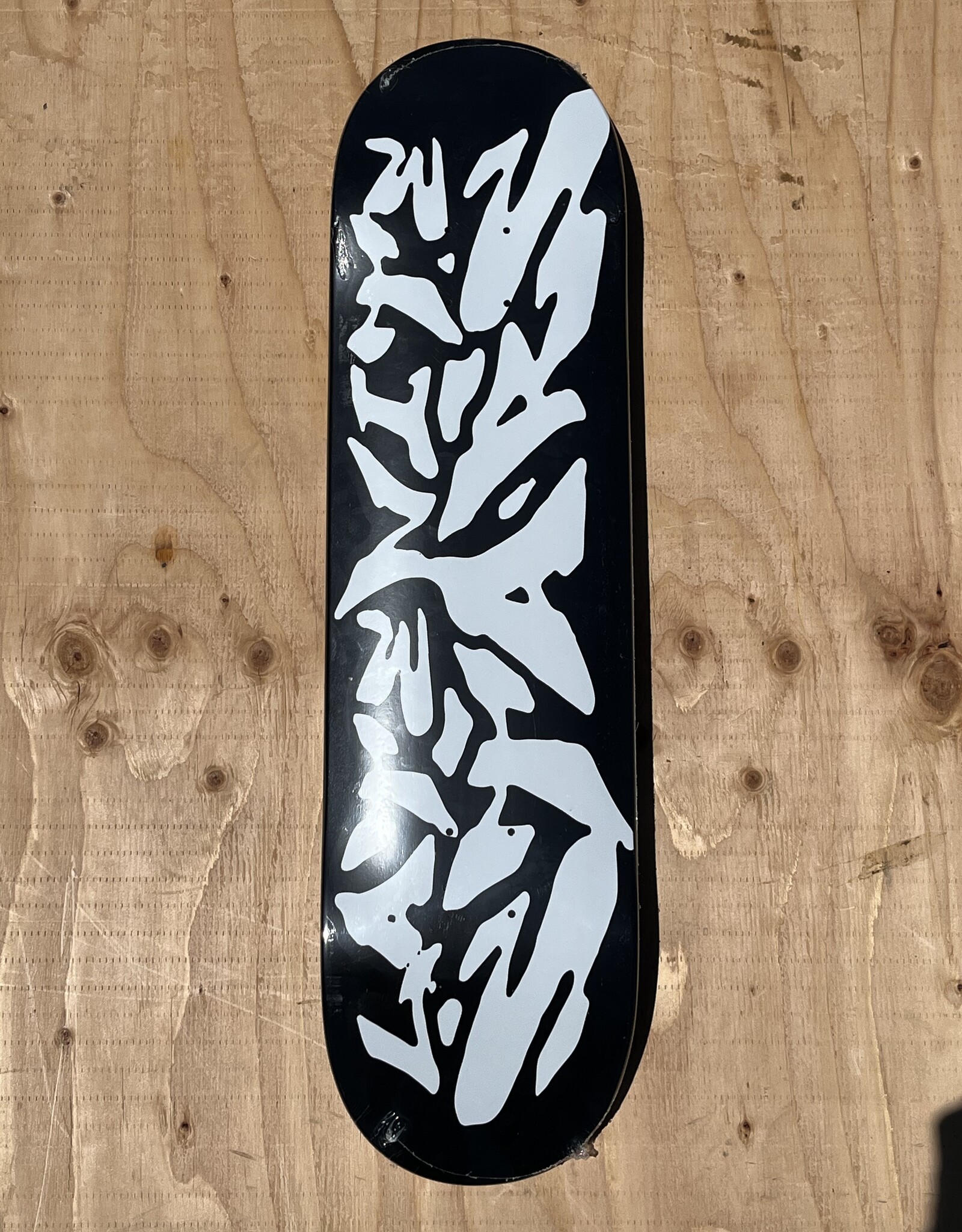 LATE NITE STARS Black Dip / White Fill Deck - 8.38