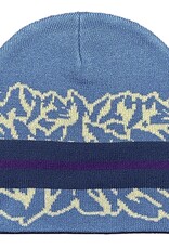 LATE NITE STARS Stripe Beanie - Blue