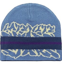 LATE NITE STARS Stripe Beanie - Blue