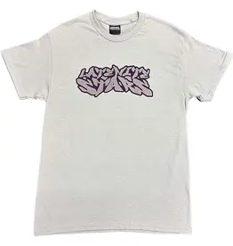 LATE NITE STARS LNS Logo Tee Shirt - Grey
