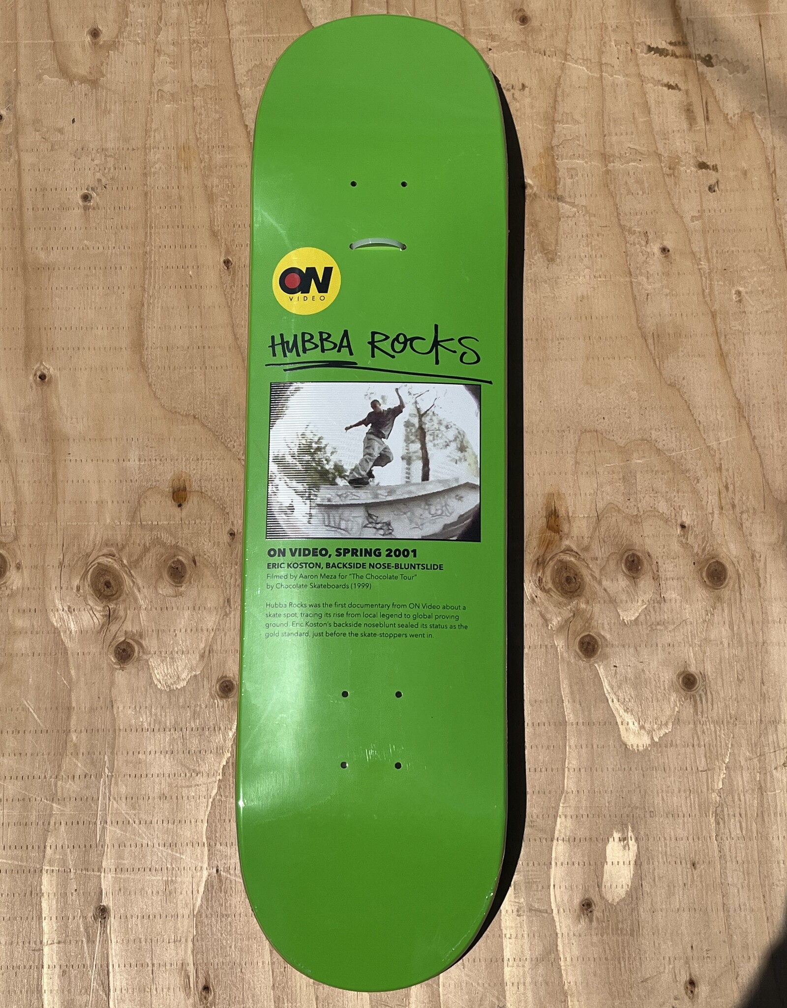 JACUZZI UNLIMITED On Video Hubba Rocks Deck - 8.375