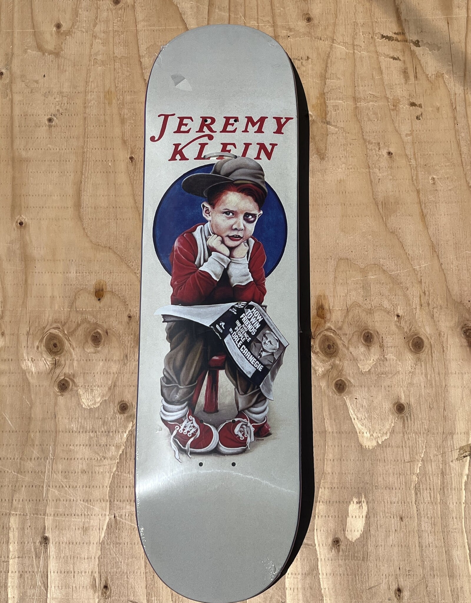 World Industries Heritage Jeremy Klein Black Eye Kid Pro deck - 8.5