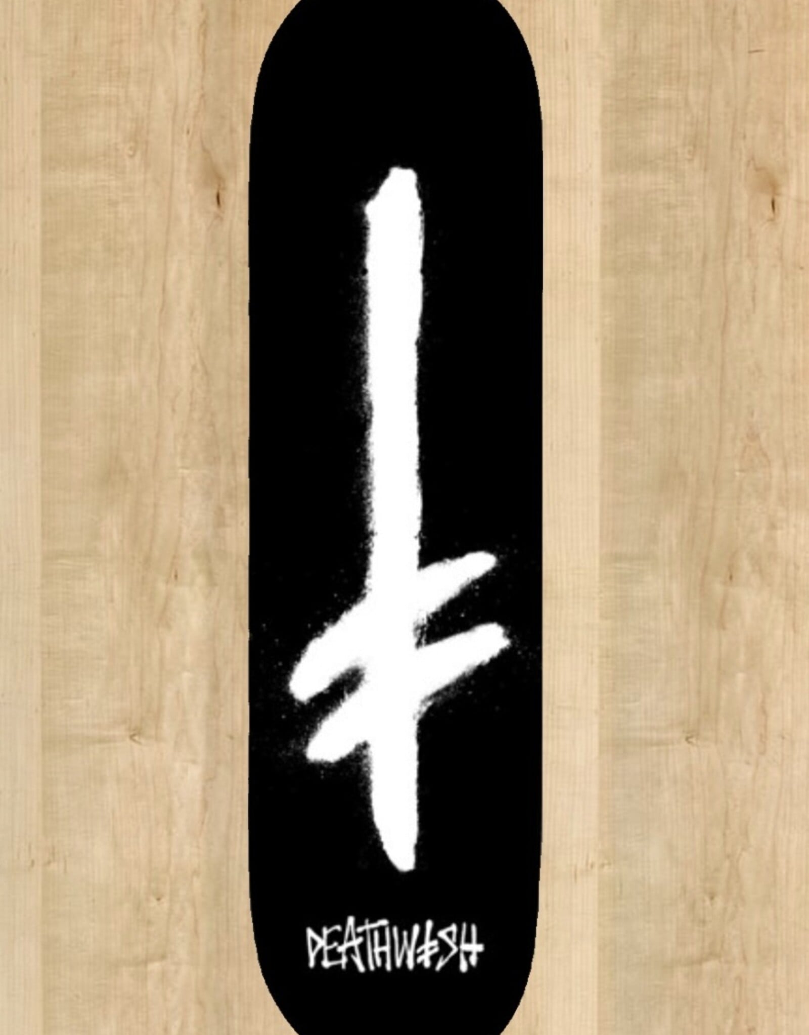 DEATHWISH Gangspray Black/White Deck - 8.5