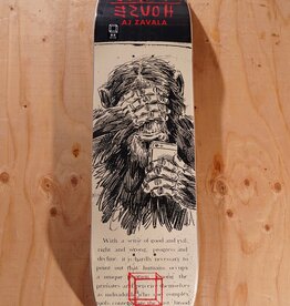 GLASS HOUSE Zavala See No Evil Pro Model Deck - 8.5