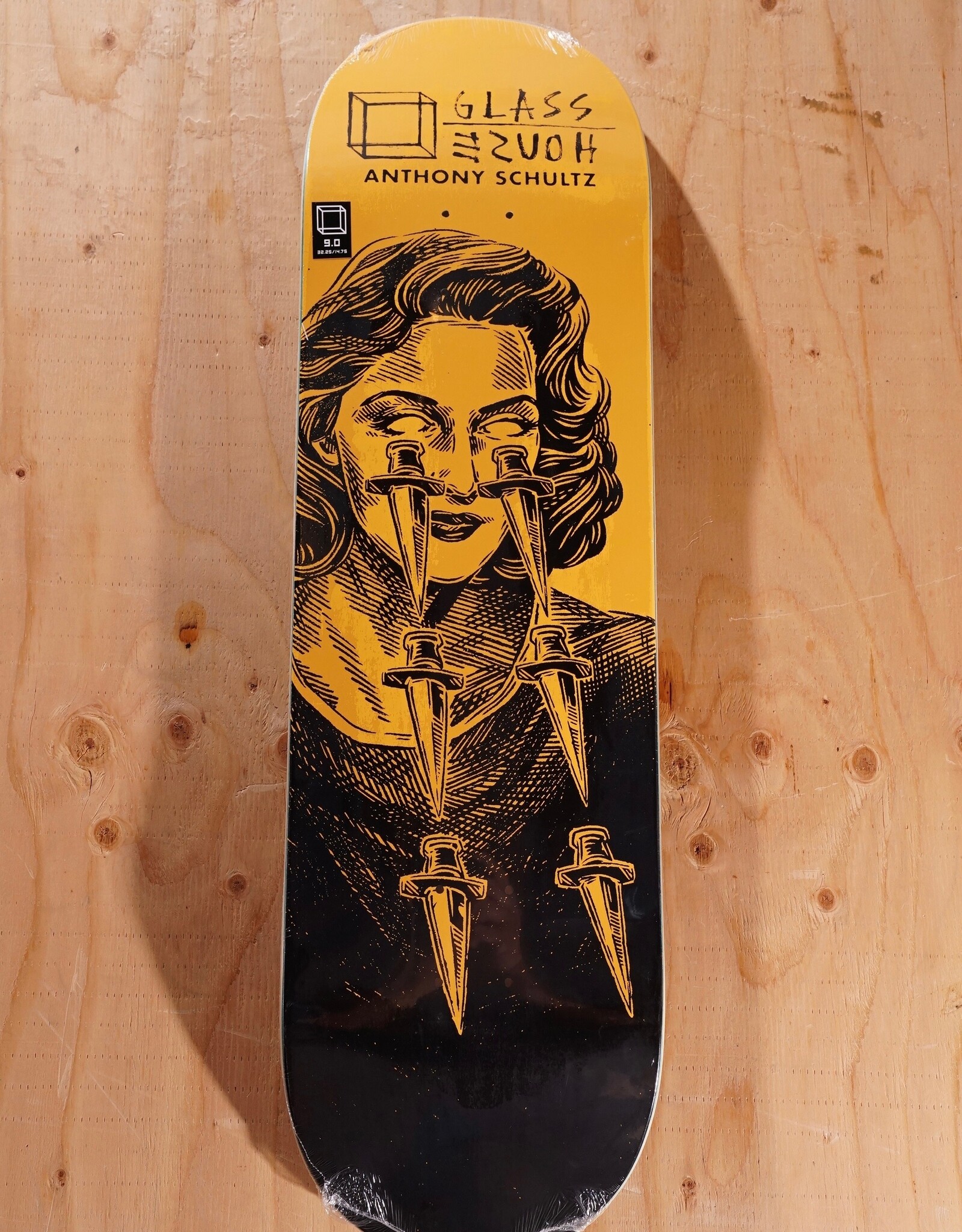 GLASS HOUSE Schultz Daggers Pro Model Deck - 9.0