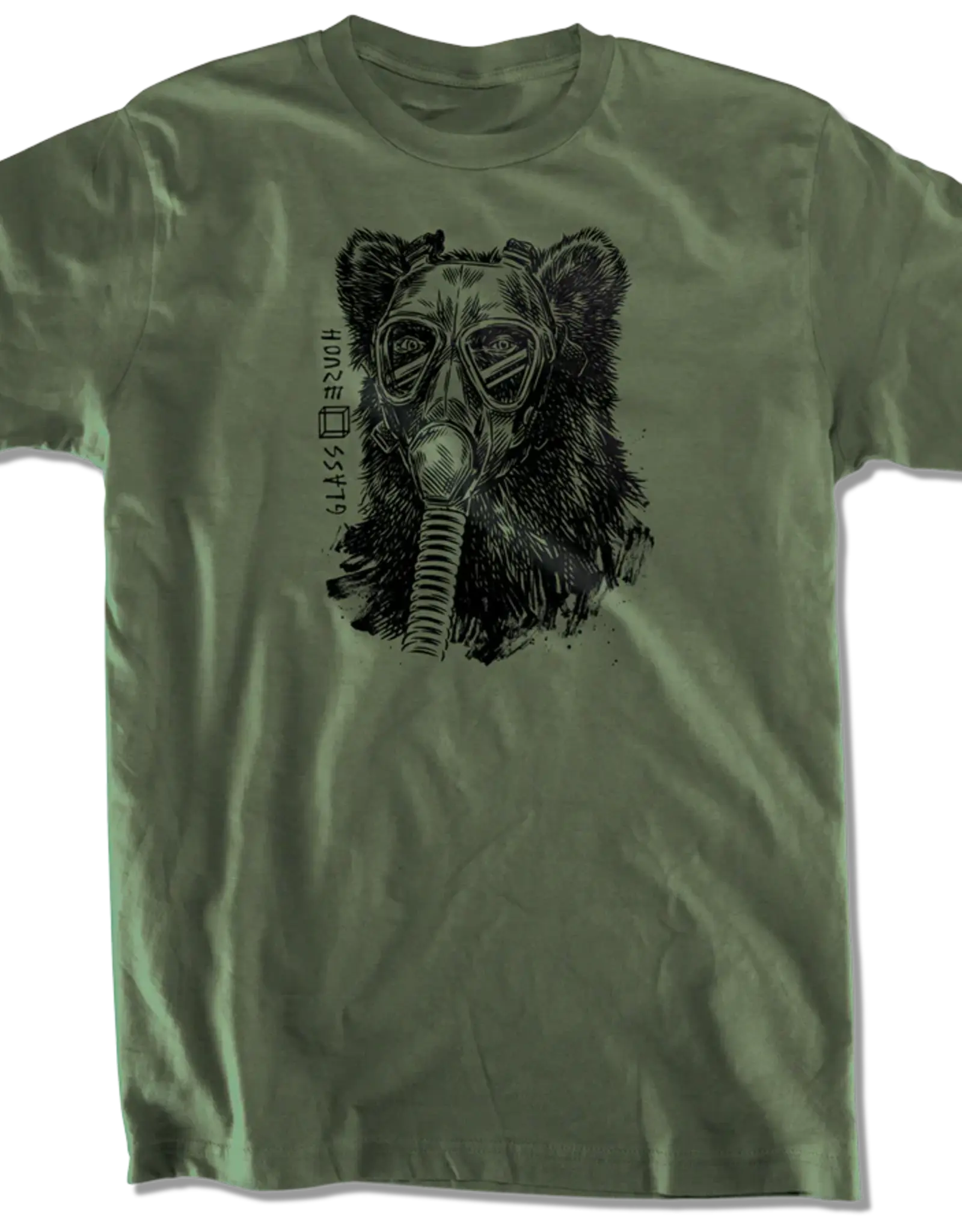 GLASS HOUSE Adapt Tee - Army Green