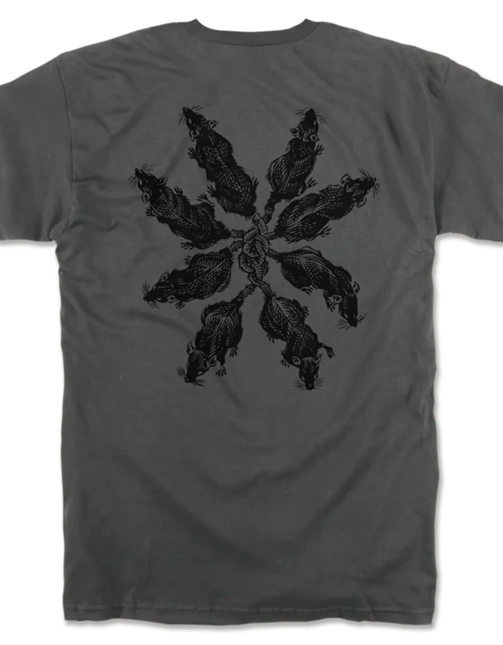 GLASS HOUSE Rats Tee - Charcoal