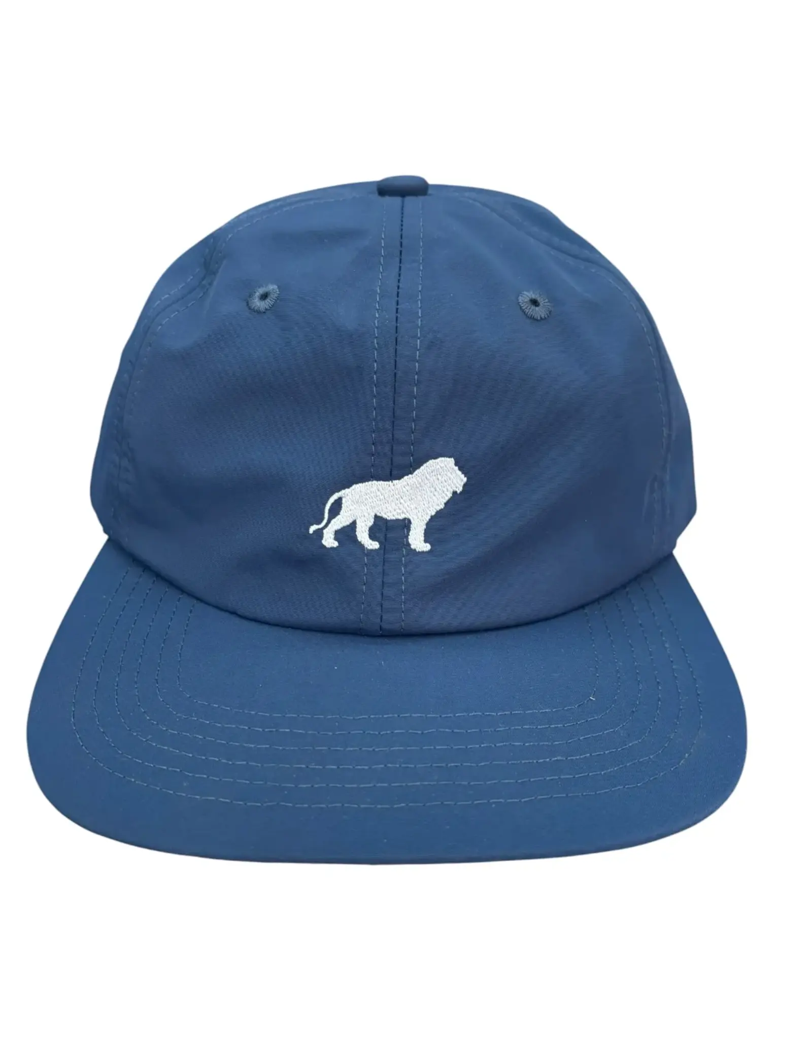 HOPPS Lion Nylon Snapback Hat - Navy / White