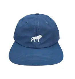 HOPPS Lion Nylon Snapback Hat - Navy / White