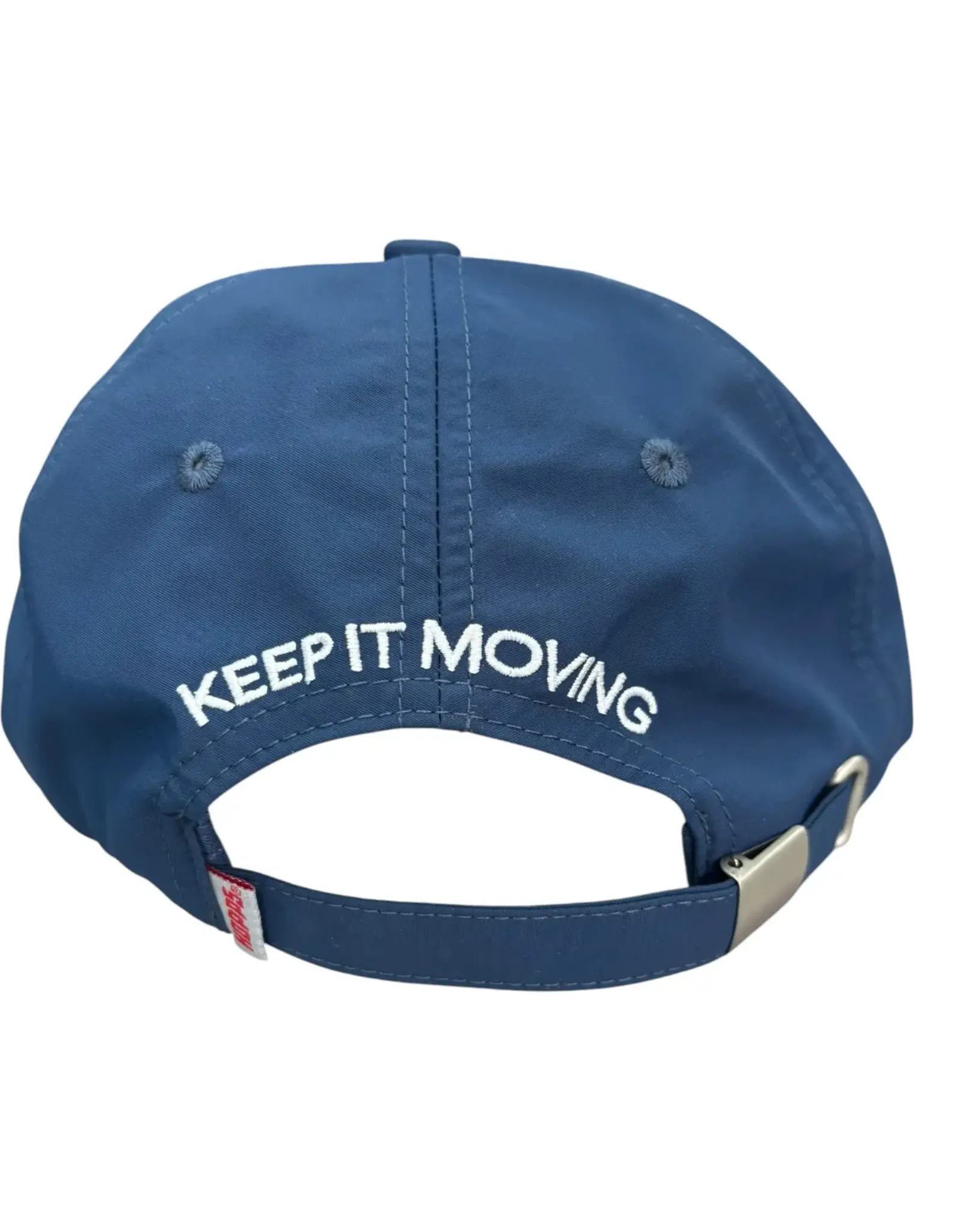 HOPPS Lion Nylon Snapback Hat - Navy / White