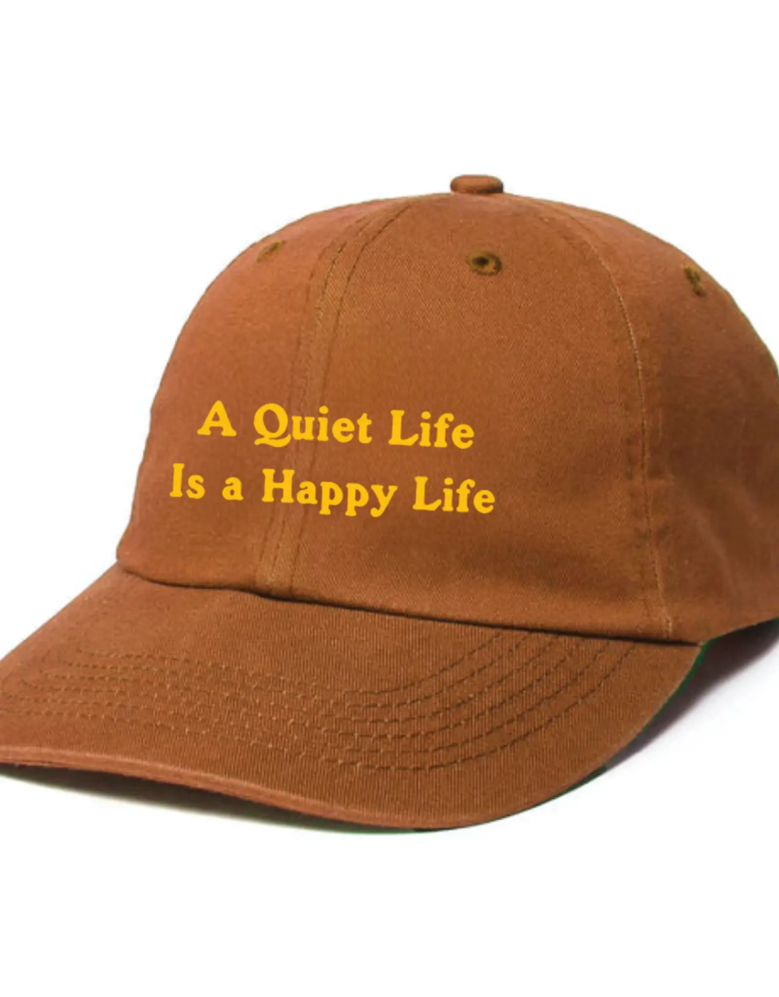 THE QUIET LIFE Happy Life Dad Hat - Orange