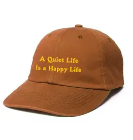 THE QUIET LIFE Happy Life Dad Hat - Orange