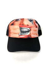 FUCKING AWESOME Brace Face Trucker Hat - Black