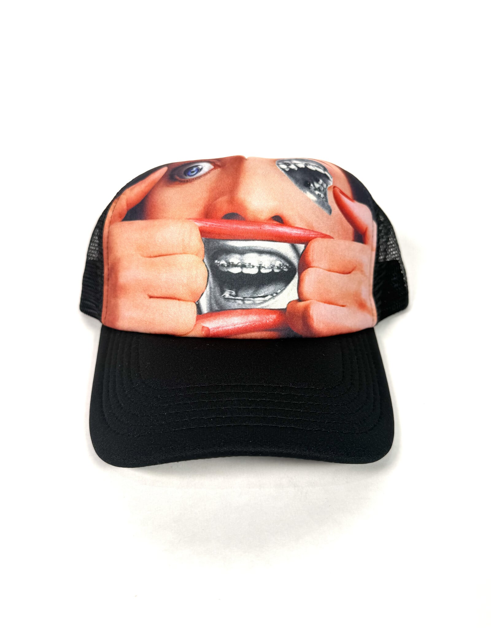 FUCKING AWESOME Brace Face Trucker Hat - Black