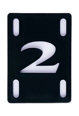 2riserpads 2 Riser Pads 1/4" - Black