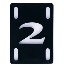 2riserpads 2 Riser Pads 1/4" - Black